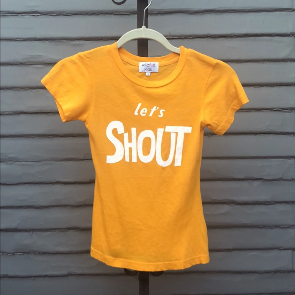 Wildfox kids crew neck t shirt